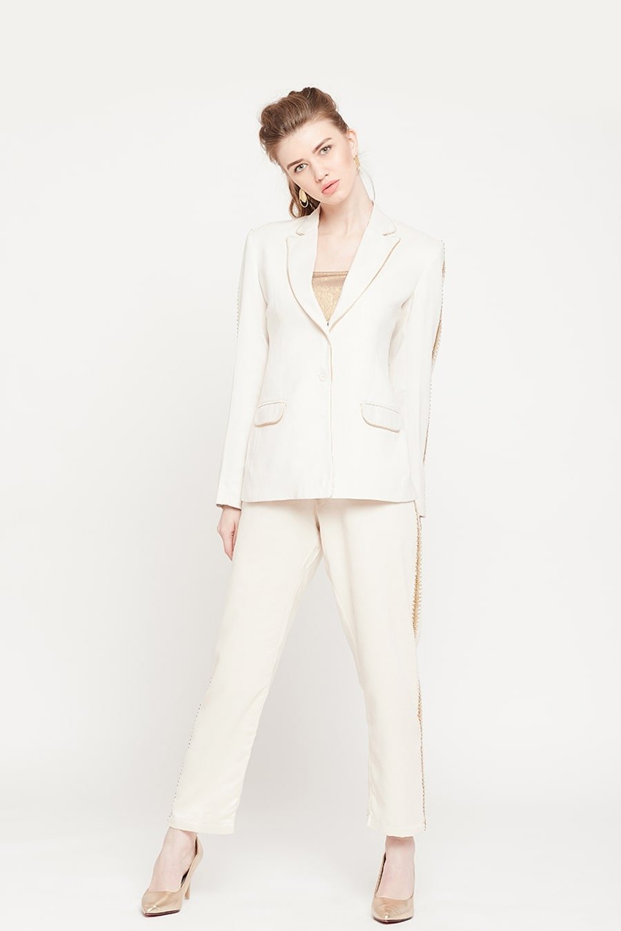 Sassy Ivory Blazer