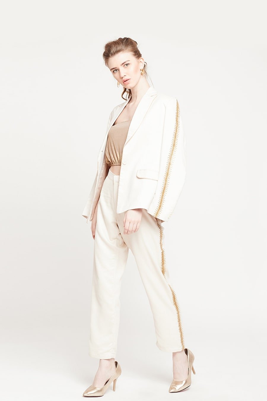 Sassy Ivory Blazer