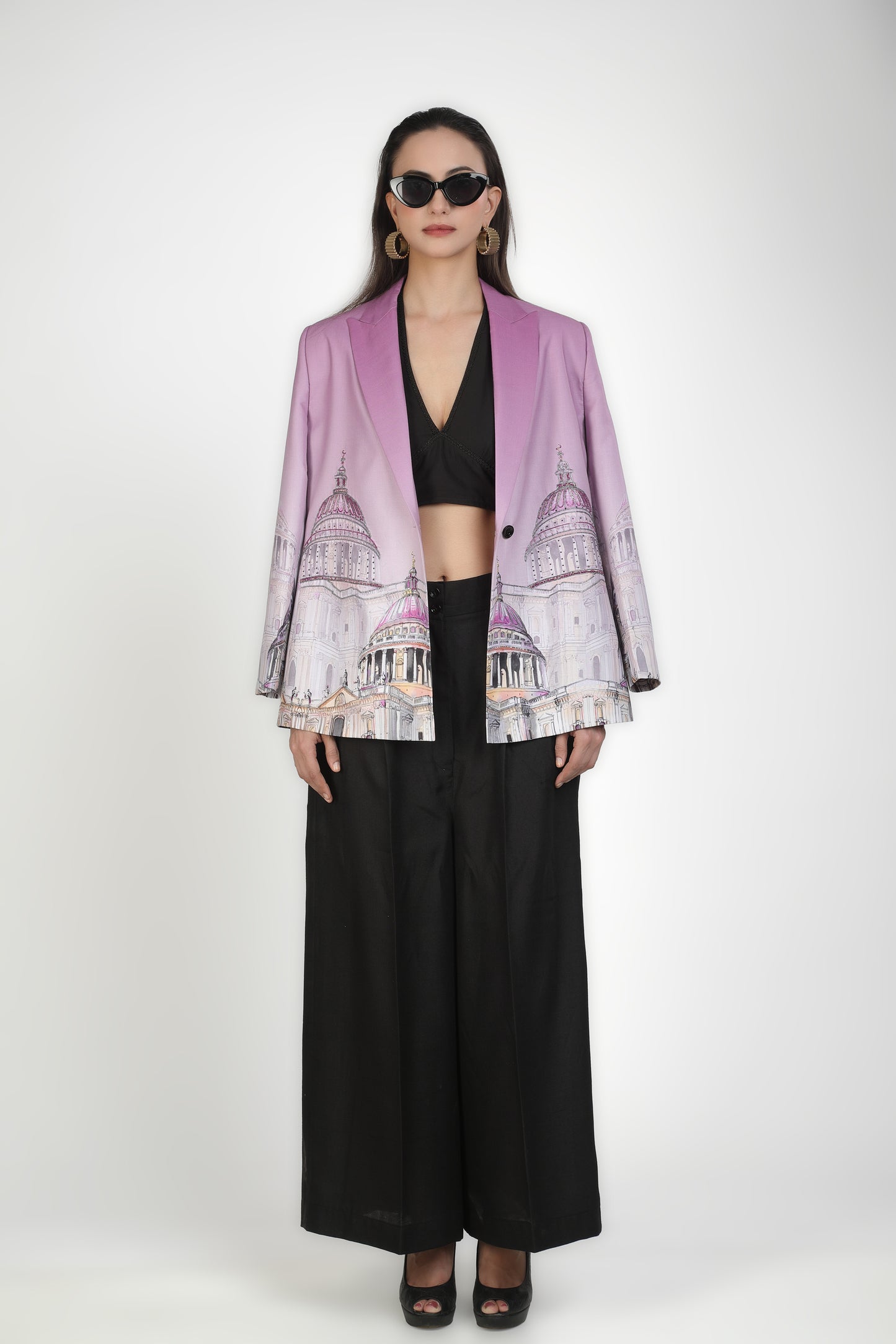Skyline Serenade Blazer Culottes