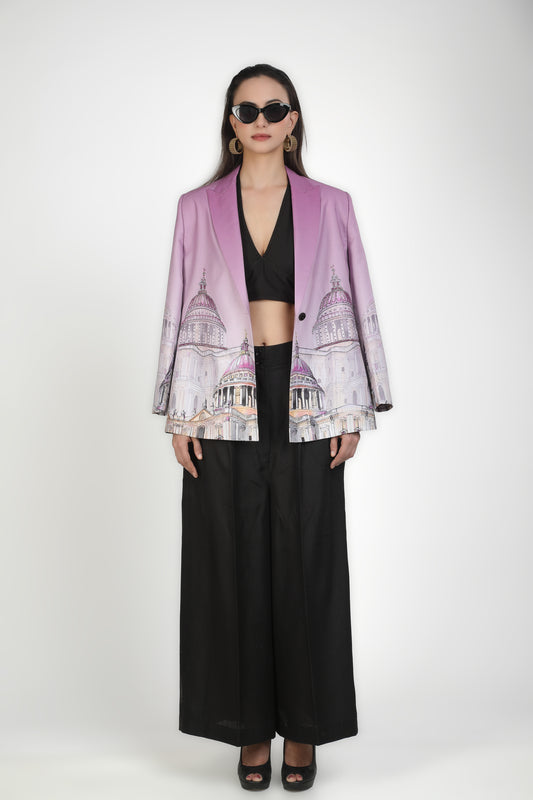 Skyline Serenade Blazer Culottes