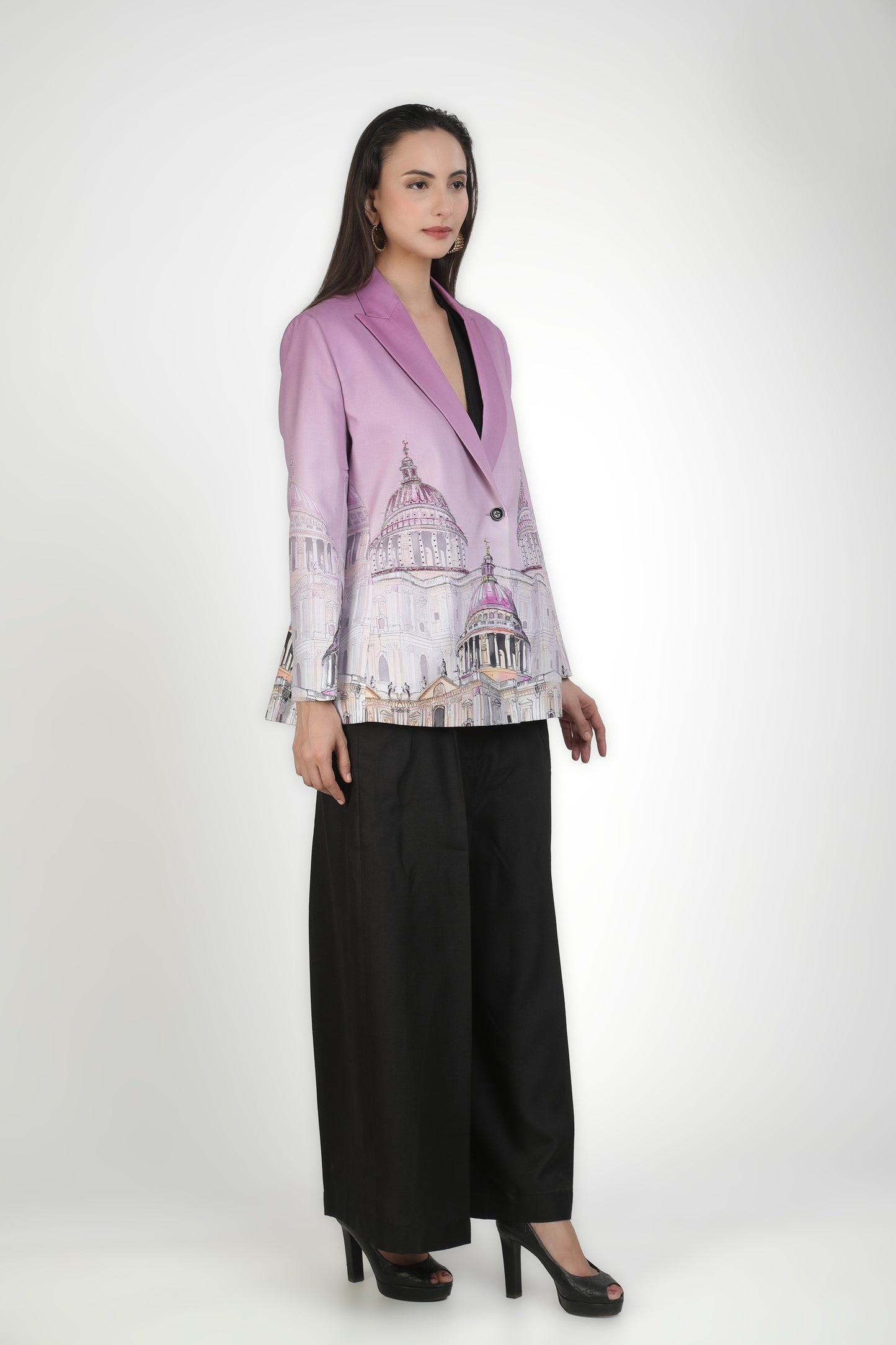 Skyline Serenade Blazer Culottes