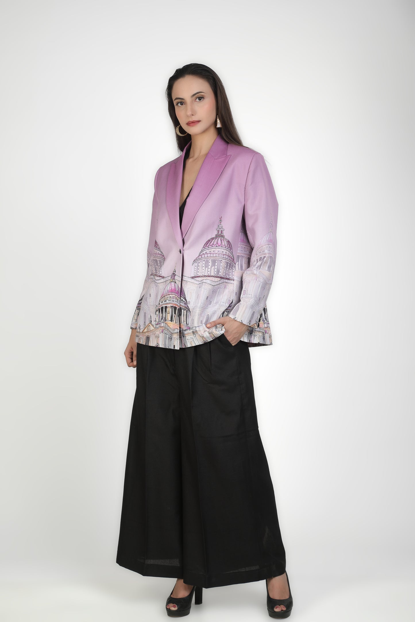 Skyline Serenade Blazer Culottes