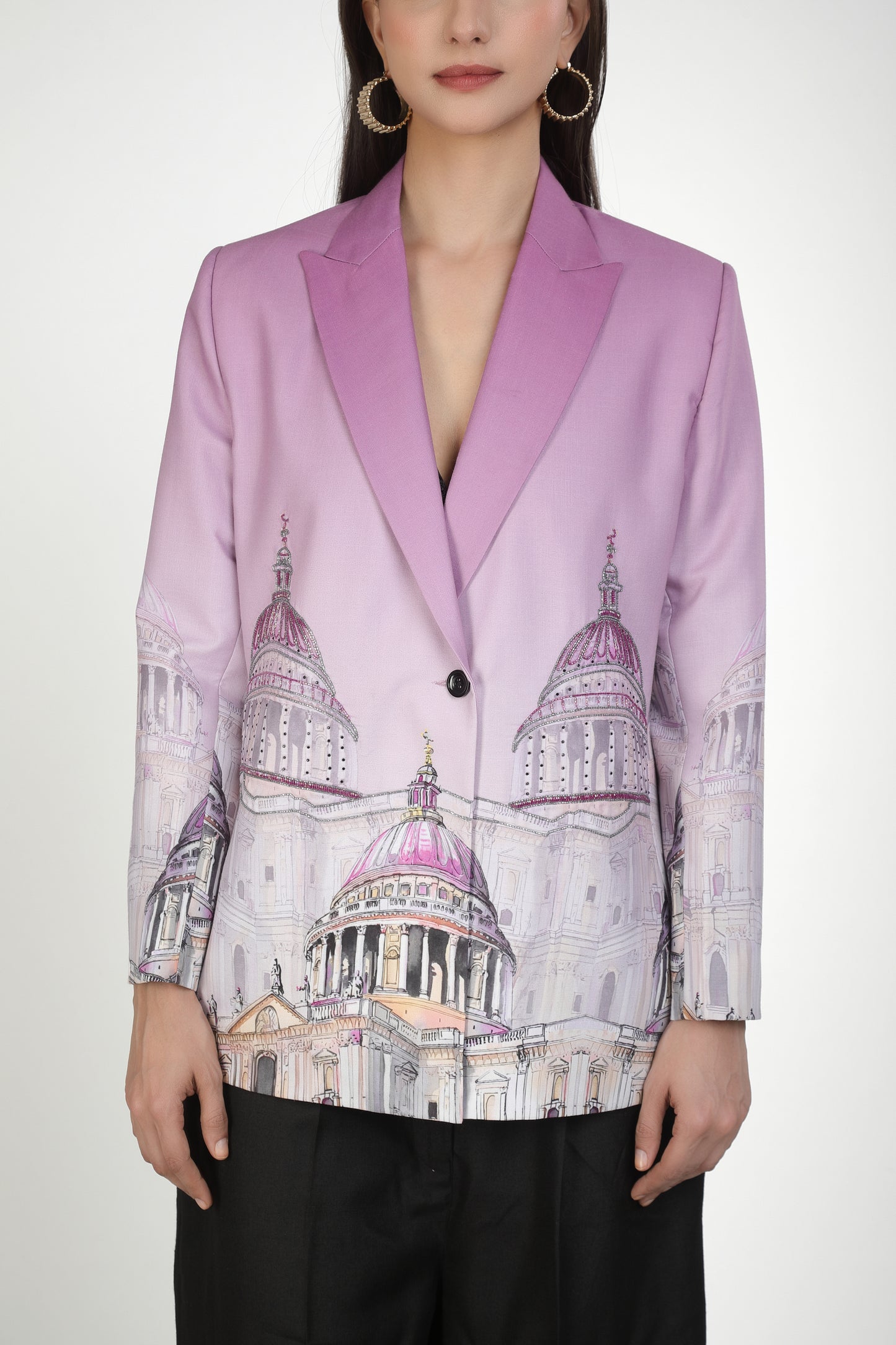 Skyline Serenade Blazer Culottes