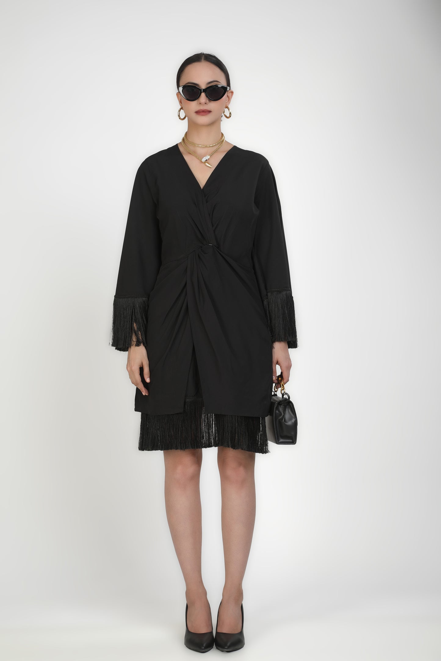 Twilight Fringe Criss Cross Dress