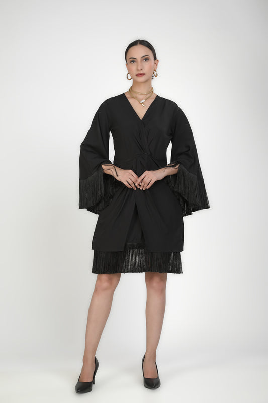 Twilight Fringe Criss Cross Dress