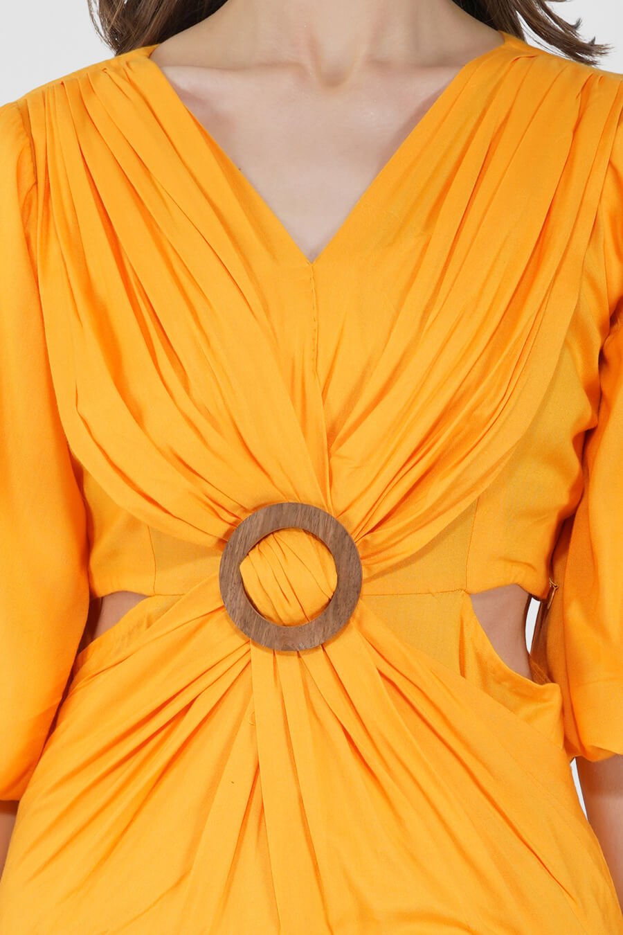 Wooden Buckle  Dress