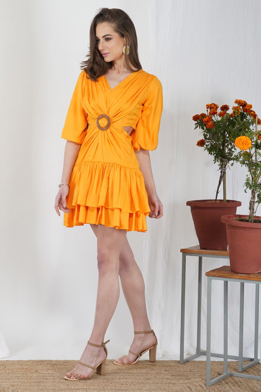 Wooden Buckle  Dress