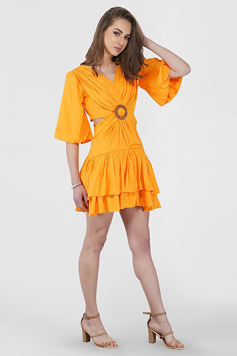 Wooden Buckle  Dress