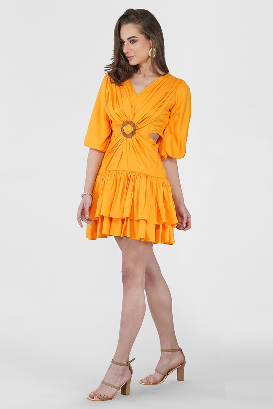 Wooden Buckle  Dress