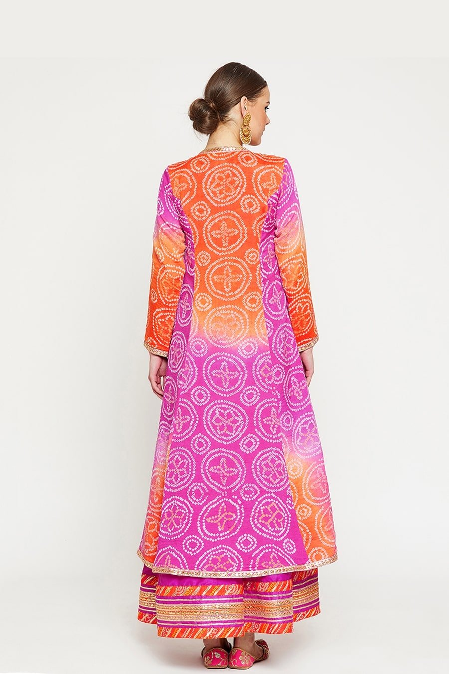 Bandhani Pink Suit