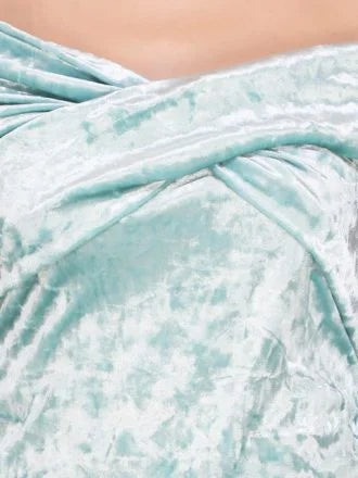 Off Shoulder Velvet Dress