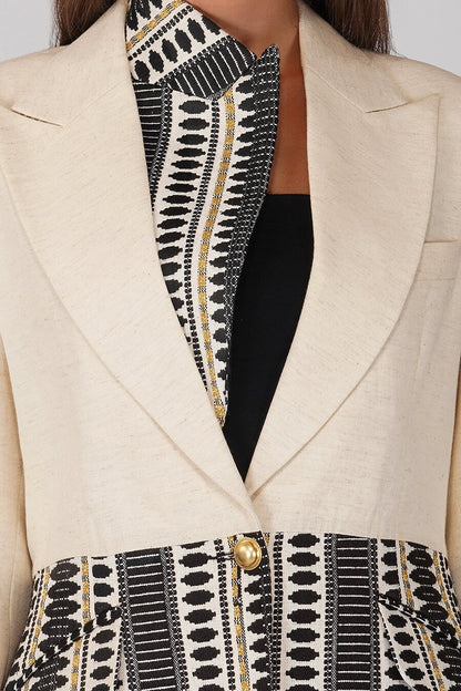 Half n Half Blazer