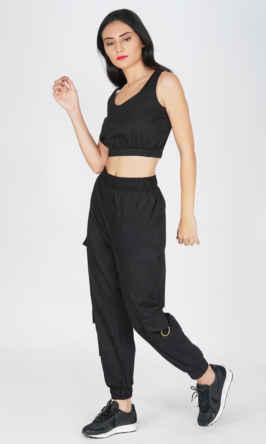 Kovet Black stylish Track Pant