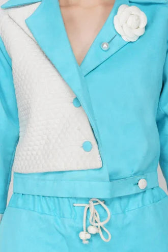 Suede Jacket Set
