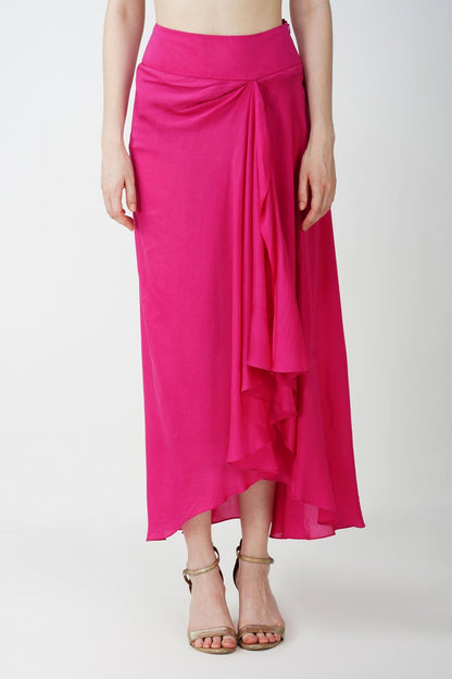 Regal Fuschia Cape Ensemble (Set of 3)