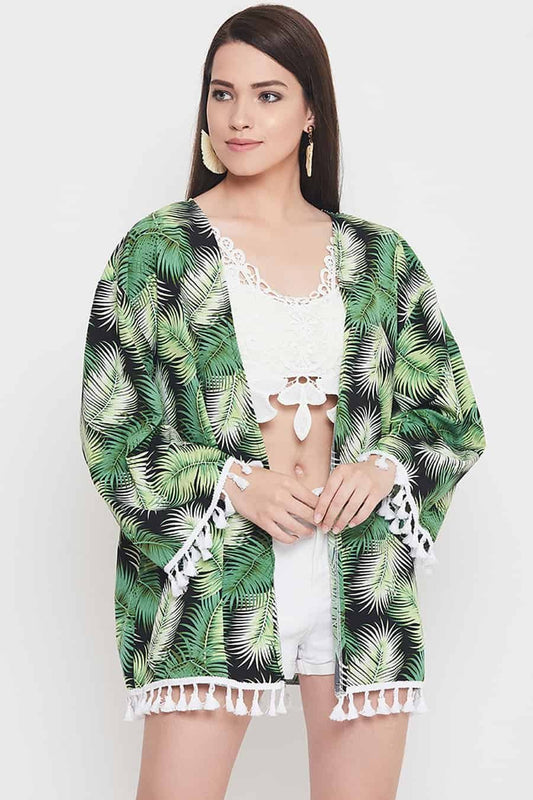 Black base kimono