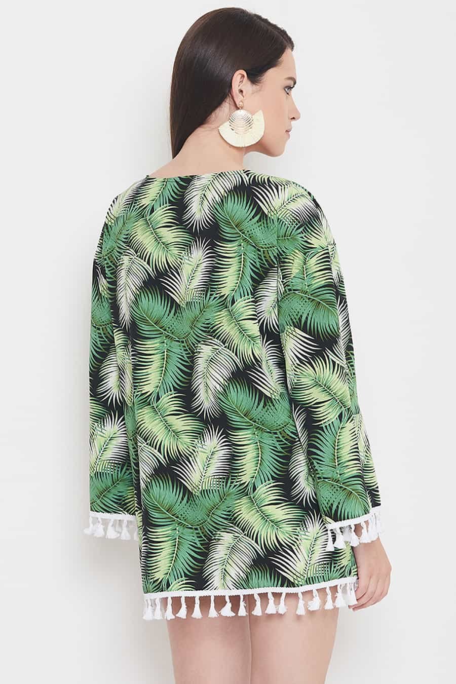 Black base kimono