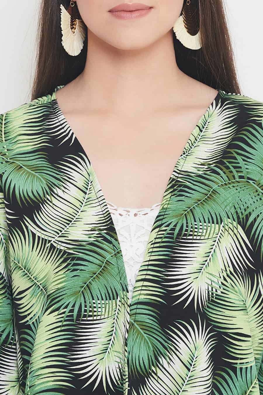 Black base kimono