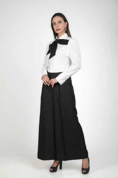 Black Sequins Bow Co-ord Set