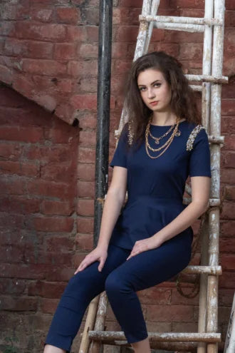 Blue Pep Crush Dress