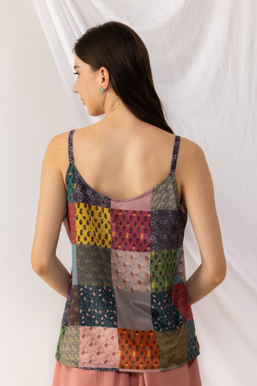 Bohemian Digital Printed Strappy Top