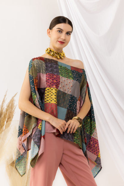 Bohemian Off - Shoulder Kaftaan Top