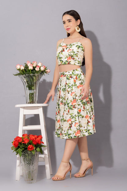 Box Pleat Skirt