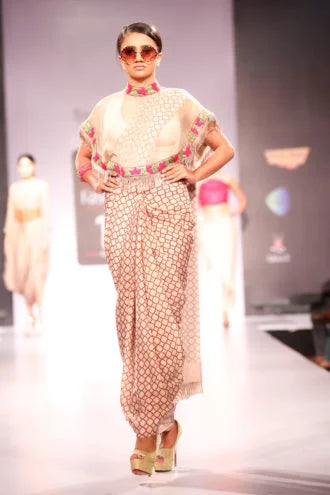Cape Blouse Saree