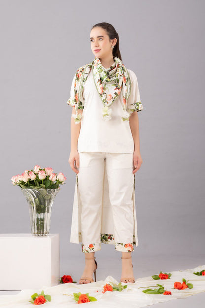 Capri Coord Set With Scarf (Set of 3)