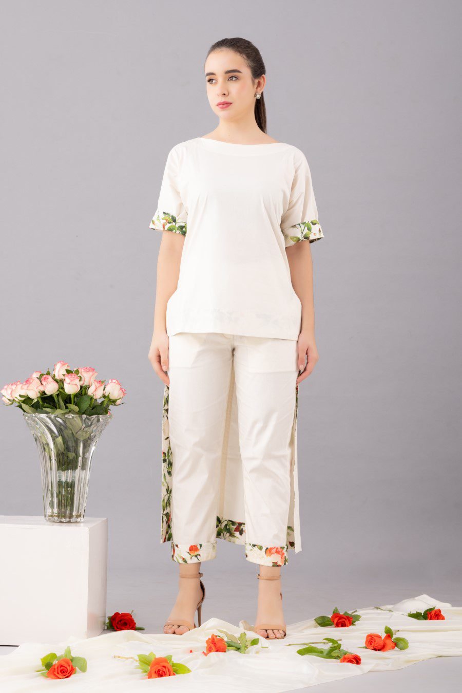 Capri Coord Set With Scarf (Set of 3)