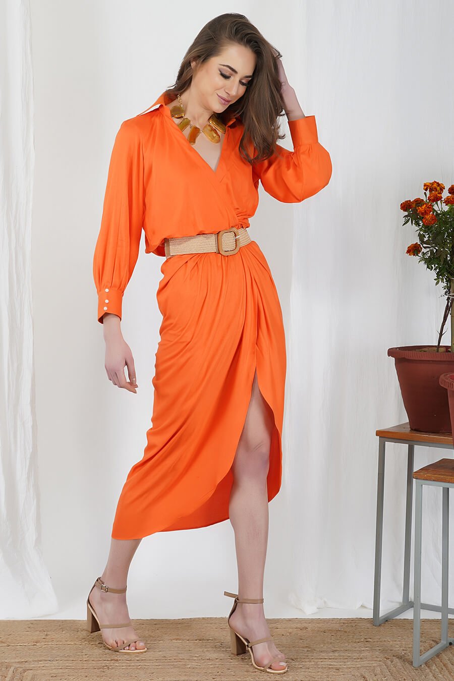 Draped Maxi dress
