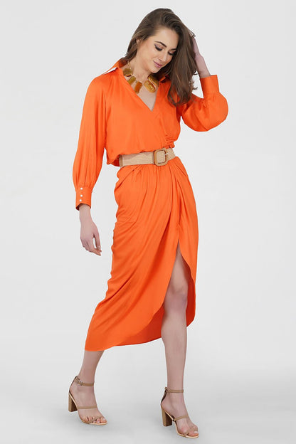 Draped Maxi dress