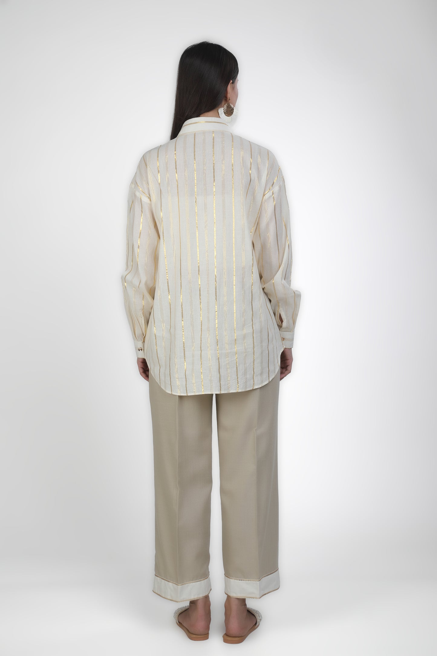 Glided Bloom Striped Set