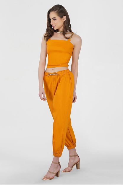 Gold Strap Tube Top