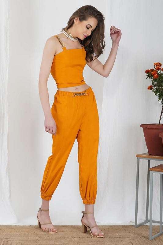 Gold Strap Tube Top