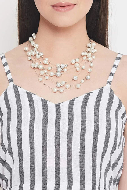 Grey And White Stripe Dress