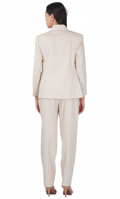High Waist Khadi Trouser
