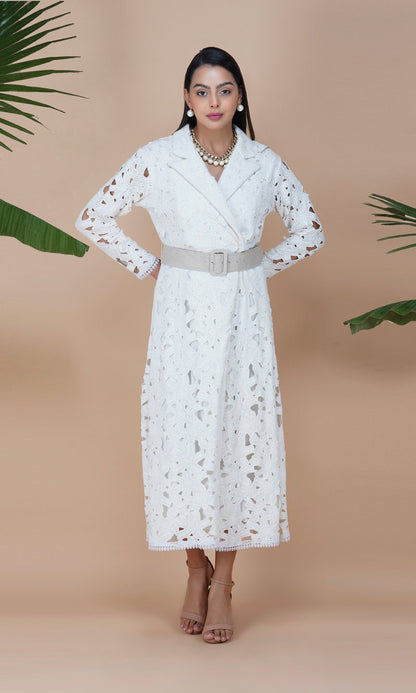 Lacey Daisy Trench Dress
