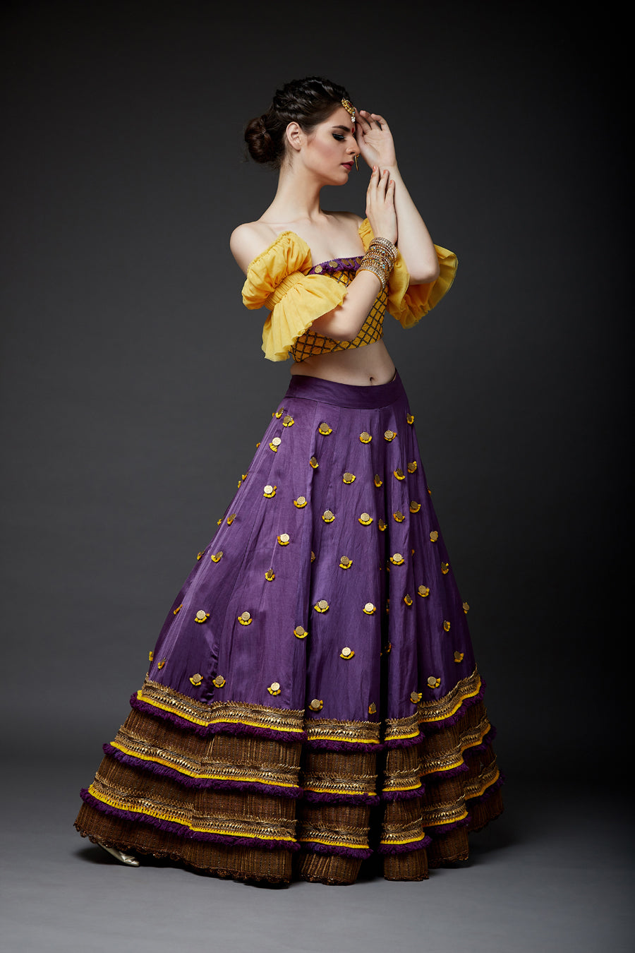 Lehenga With Corset Blouse