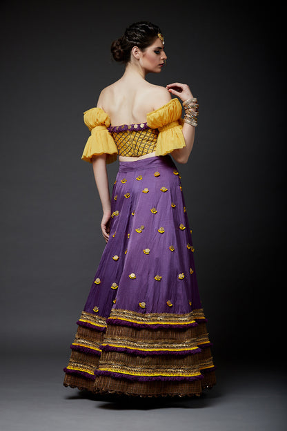 Lehenga With Corset Blouse