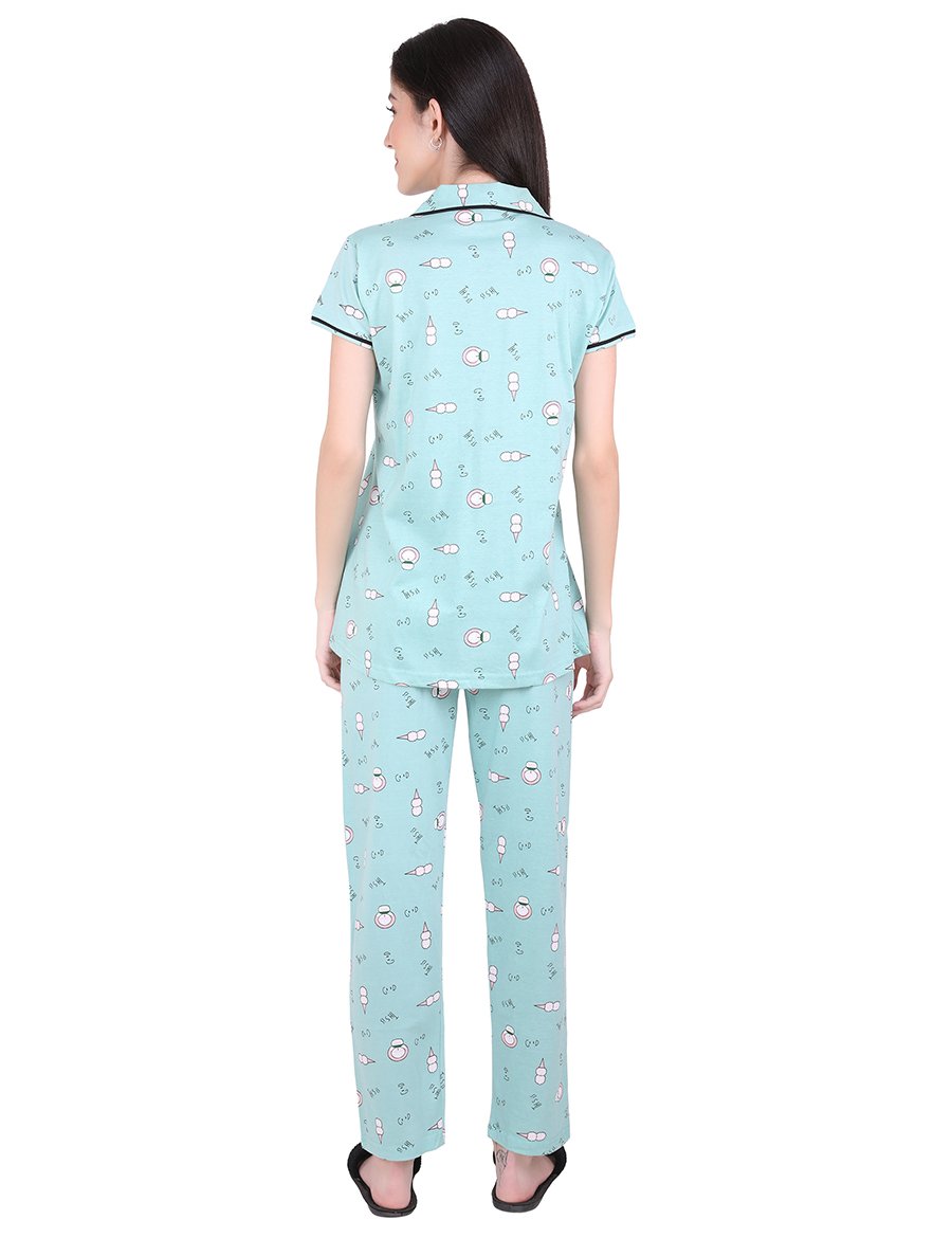 Ice-Cream Pajama Night Suit Set