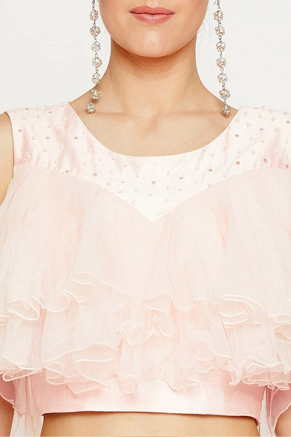 Peach Lehenga