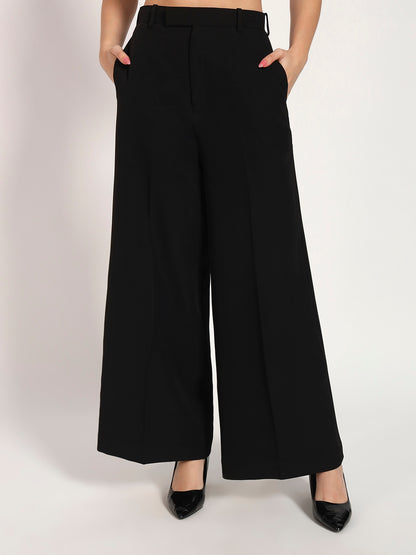 Noir Authority Banana Crepe 3-Piece Blazer Set