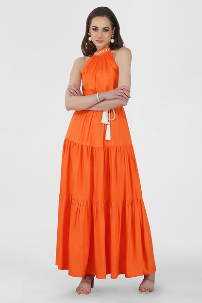 Pearl Band Layered Dress