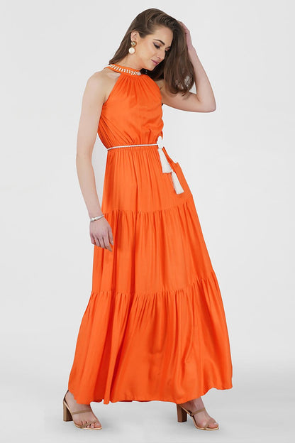 Pearl Band Layered Dress