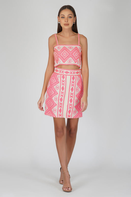 Pink Neon Crop Top