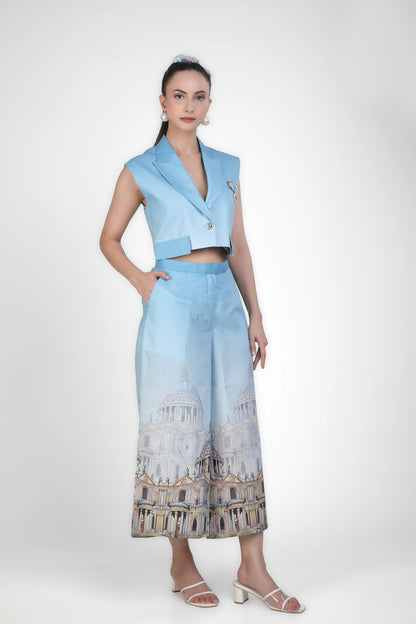 Pinnacle Palette Crop Blazer