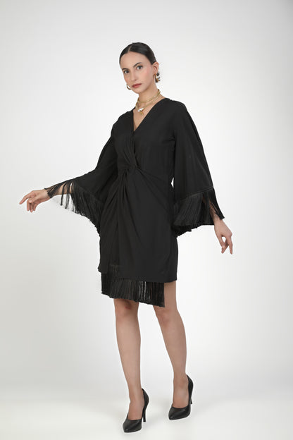 Twilight Fringe Criss Cross Dress