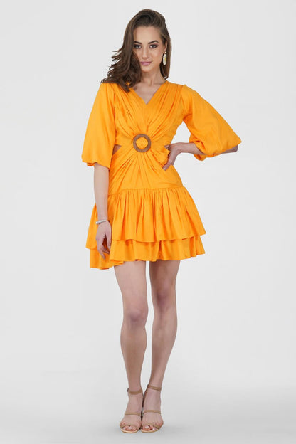 Wooden Buckle  Dress