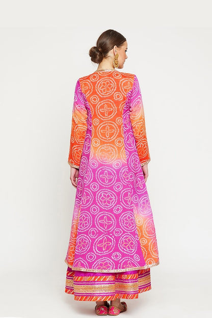 Bandhani Pink Suit